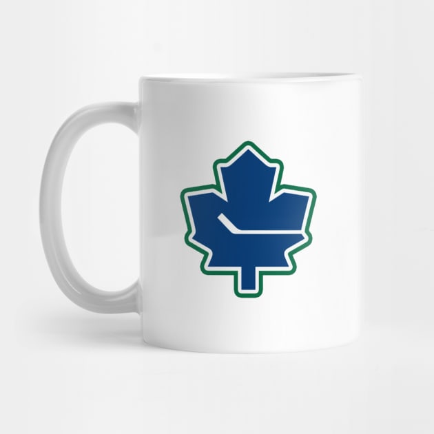 Leafs - Canucks logo mashup by phneep